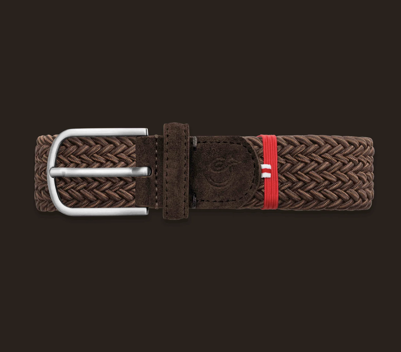 La Boucle Bond Street Herren Stretch Gürtel - Duo Warm brown La Boucle Bond Street Herren Stretch Gürtel - Duo Warm brown