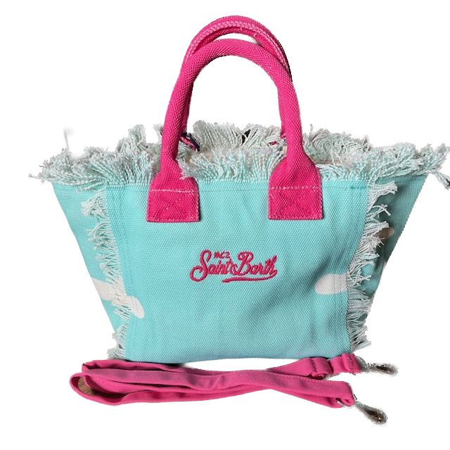 Saint Barth Colette Tasche Canvas in Small - Postcard Capri - SALE