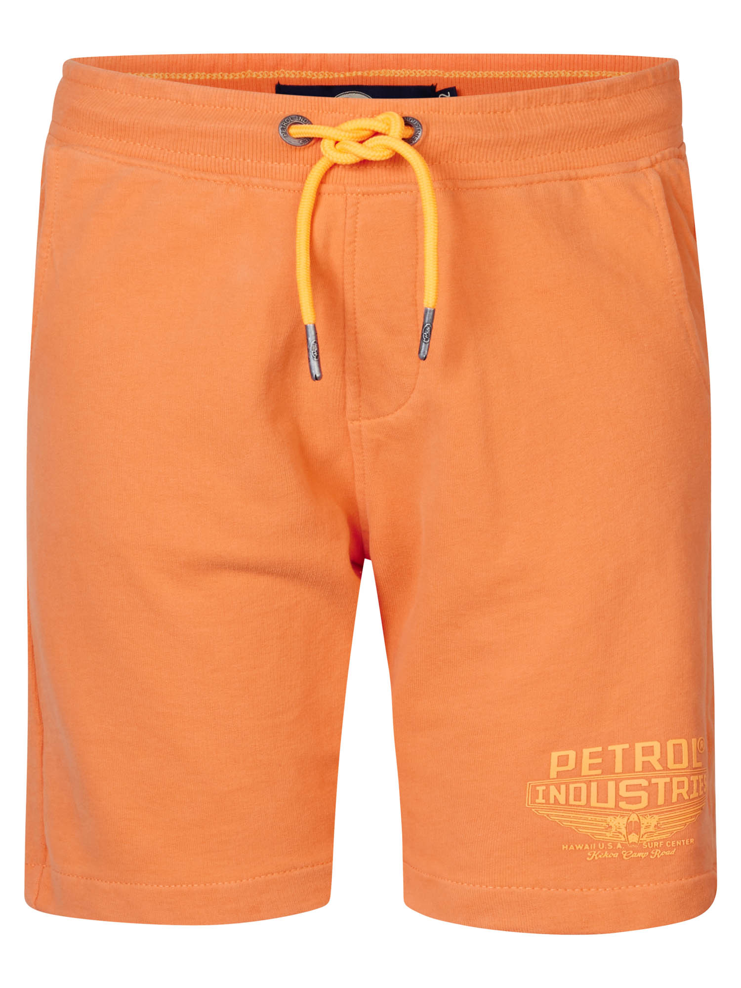 B-1040-SHO506-2119_F Petrol Industries Jungs Jog Short in Blazing Orange
