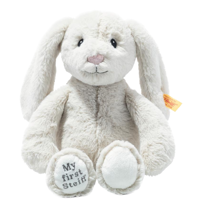 Steiff Hoppie Hase My First Steiff in Hellgrau Steiff Hoppie Hase My First Steiff in Hellgrau