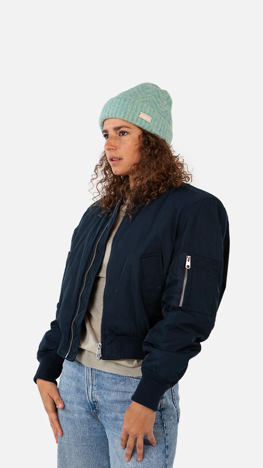Barts Chanay Damen Beanie in Mint Grün - One Size 