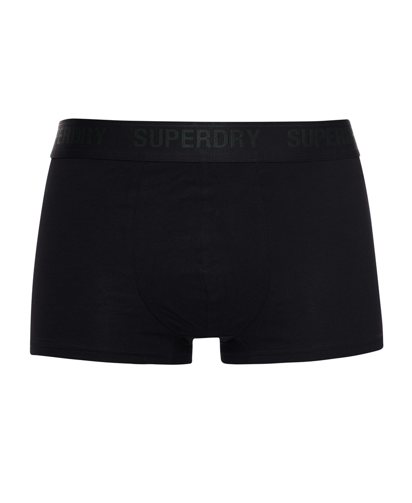 upload9223368955665982109 Superdry Trunk Unterhosen 3er Pack - Black/Olive/Grey
