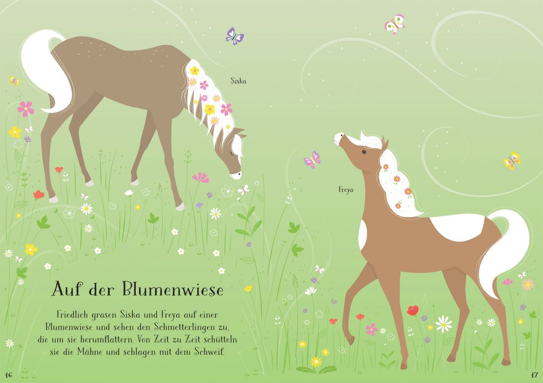 Usborne Mein erstes Anziehpuppen - Stickerbuch Pippa, das kleine Ponny