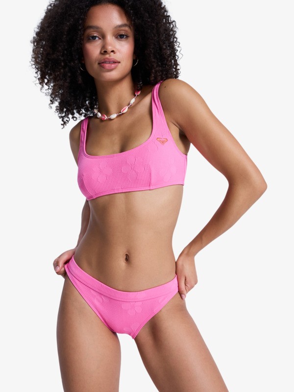 Roxy Paradise - Bikinihose mit klassischer Bedeckung in Sangria Sunset Rosa für Frauen Roxy Paradise - Bikinihose mit klassischer Bedeckung in Sangria Sunset Rosa für Frauen