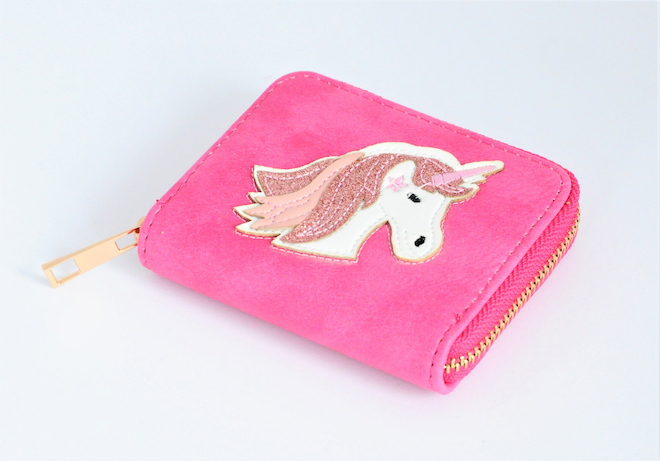 EINHORN-GELDBEUTEL-PINK KisMe Geldbörse Kunstleder Einhorn - Pink