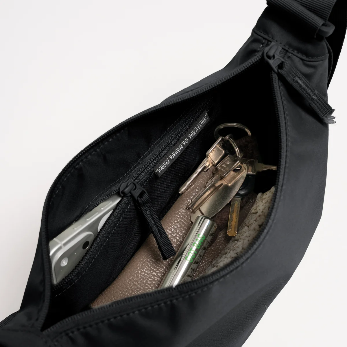 Got Bag Crossbody Moon Bag Small - Black/Schwarz Got Bag Crossbody Moon Bag Small - Black/Schwarz