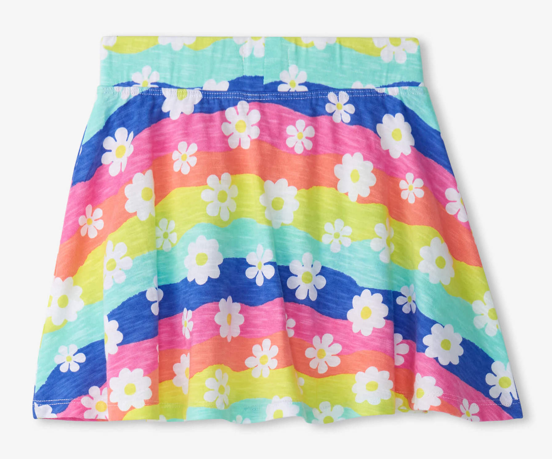 Hatley Rock mit Shorts Groovy Flowers - Regenbogen Blumen
