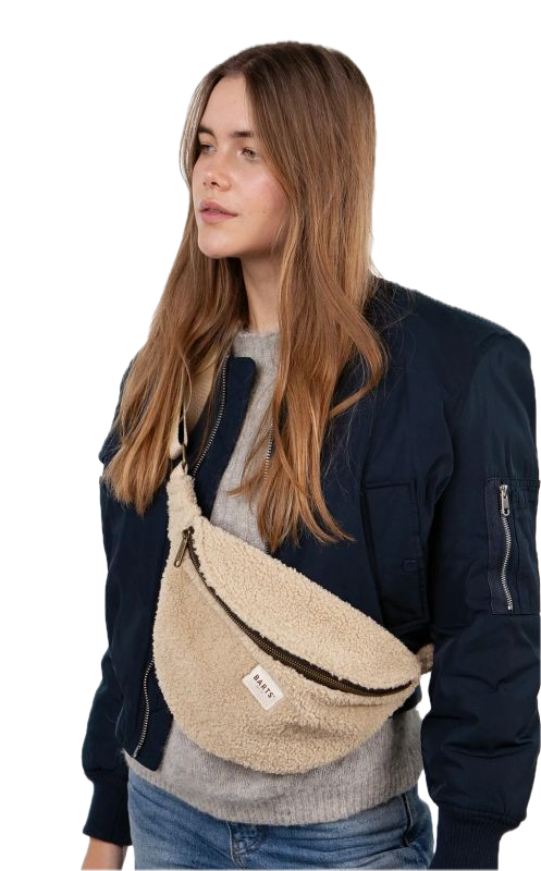 Barts Bugbane Bumbag Teddy Bauchtasche in Beige - One Size Barts Bugbane Bumbag Teddy Bauchtasche in Beige - One Size