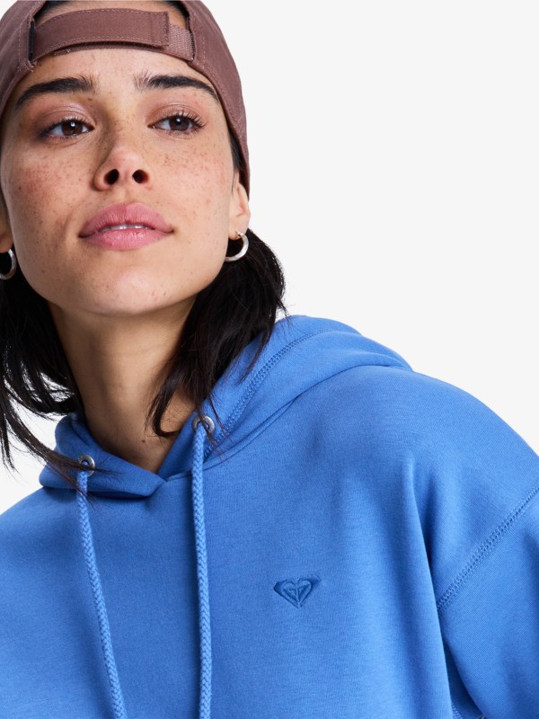 Roxy Surf Stoked Brushed Sweatshirt Hoody für Damen in Brilliant Blau