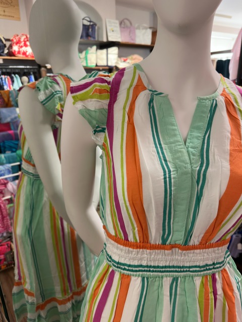 Hatley Fiona Kleid aus Modal - Sea Glass Stripes - SALE Hatley Fiona Kleid aus Modal - Sea Glass Stripes - SALE