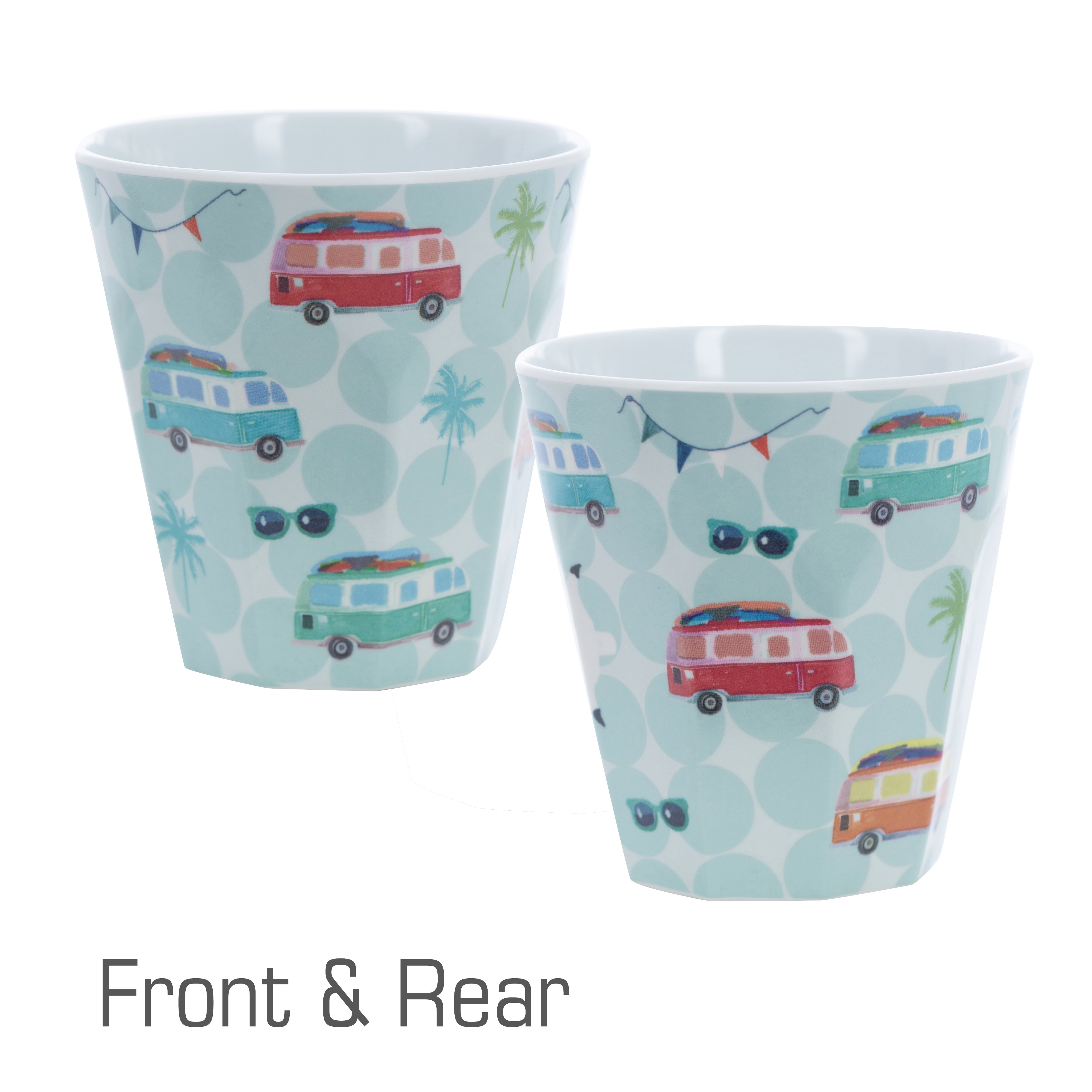 Overbeck & Friends Melamin Becher Beach Life - Bus