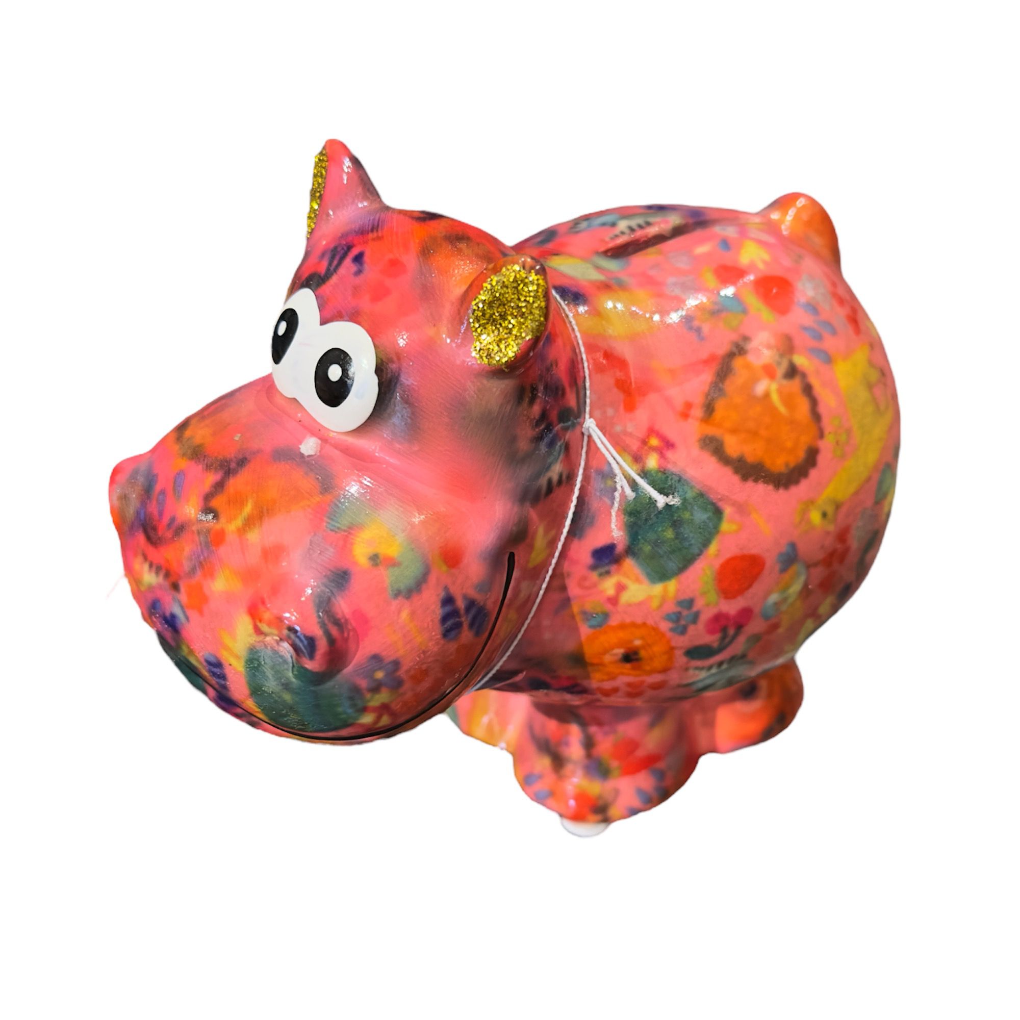 Pomme Pidou Spardose Hippo - Pink Design