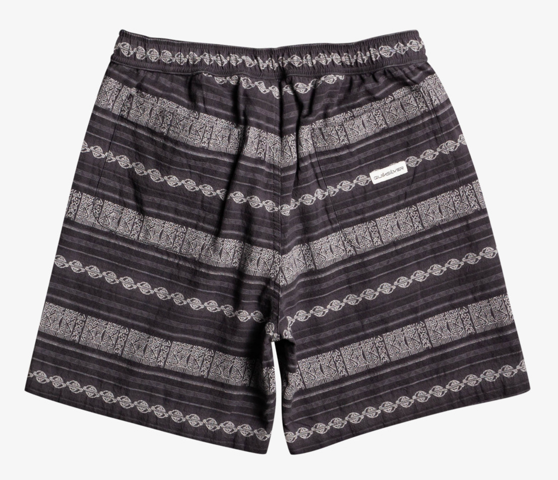 eqyws03769_quiksilver-f_kvj3_bck1 Quiksilver Taxer Jacquard Shorts für Herren in Schwarz