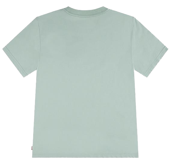 Levis Kurzarm Batwing Logo T-Shirt in Cameo Grün