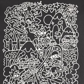 Blue Effect Jungs Sweatshirt in Kakao mit Doodle Print - Skifahren Blue Effect Jungs Sweatshirt in Kakao mit Doodle Print - Skifahren