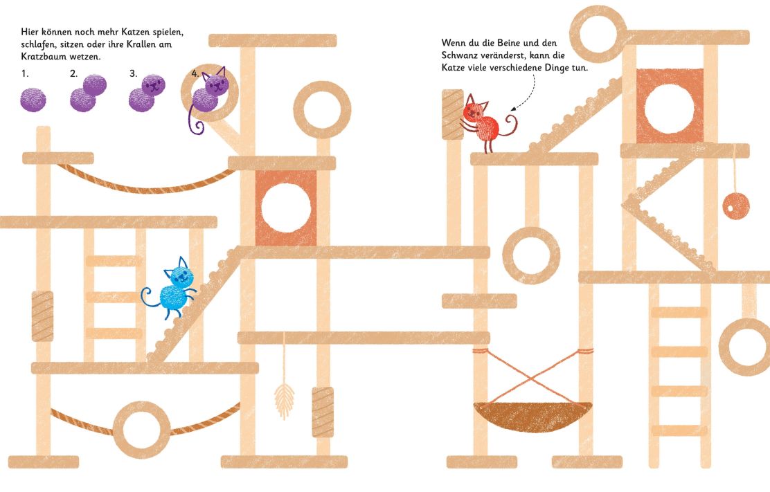 Usborne Fingerstempeln: Hunde und Katzen
