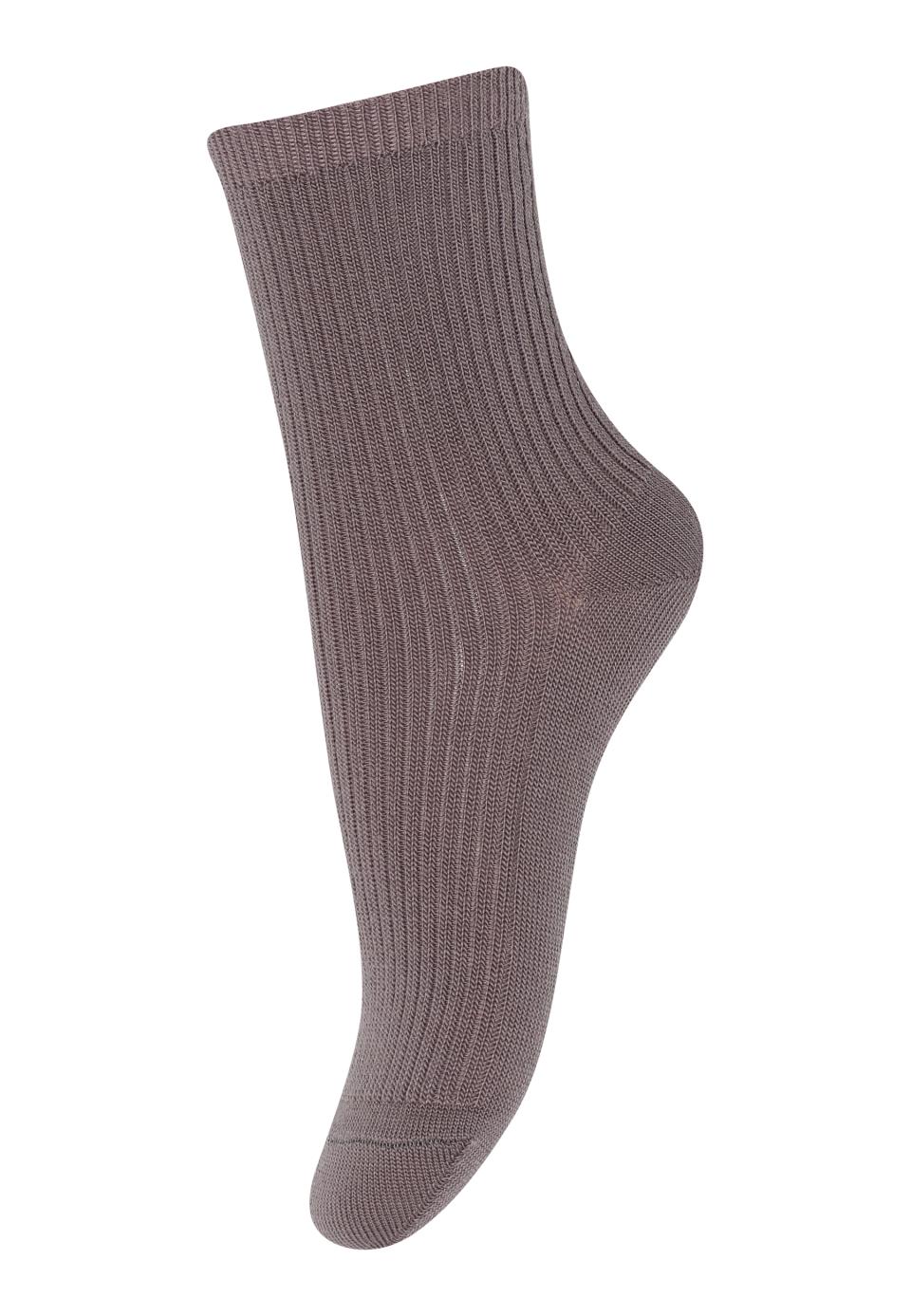 10_59056_0_33 MP Denmark Marley Superwash Wolle Socken in Dusty Lila Gerippt