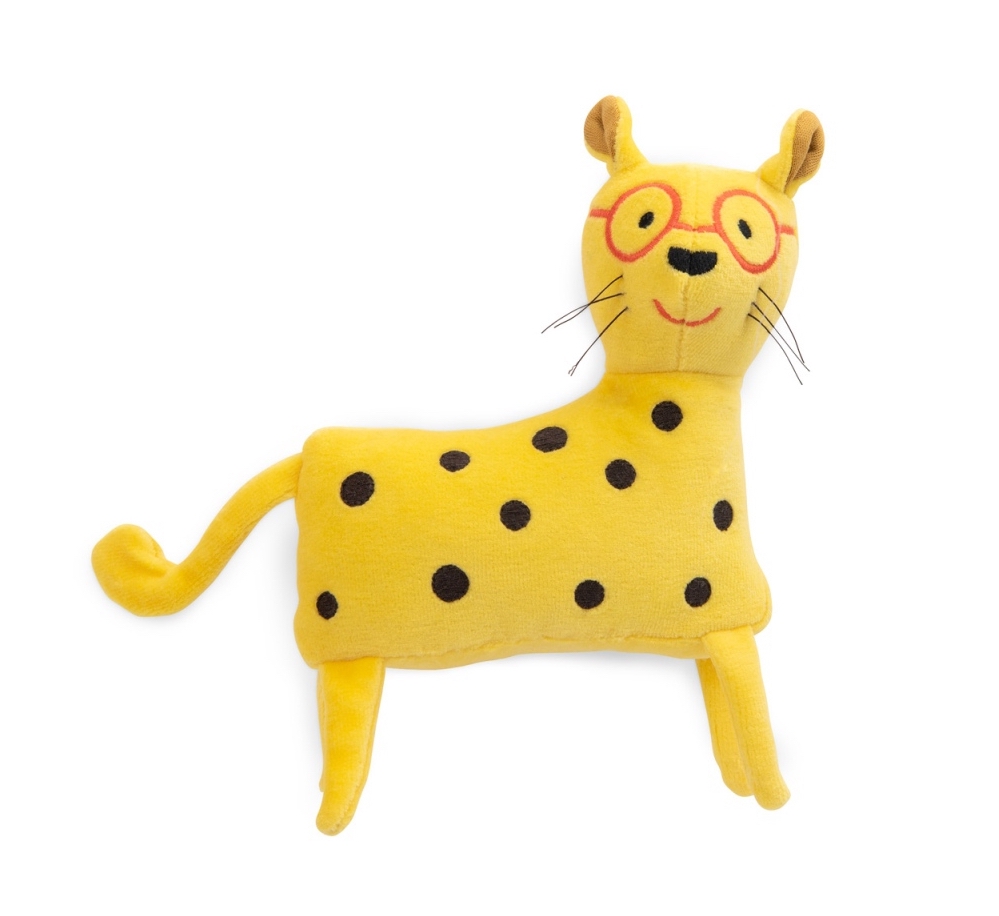 Moulin Roty Toupitis Stofftier Rassel - Leopard