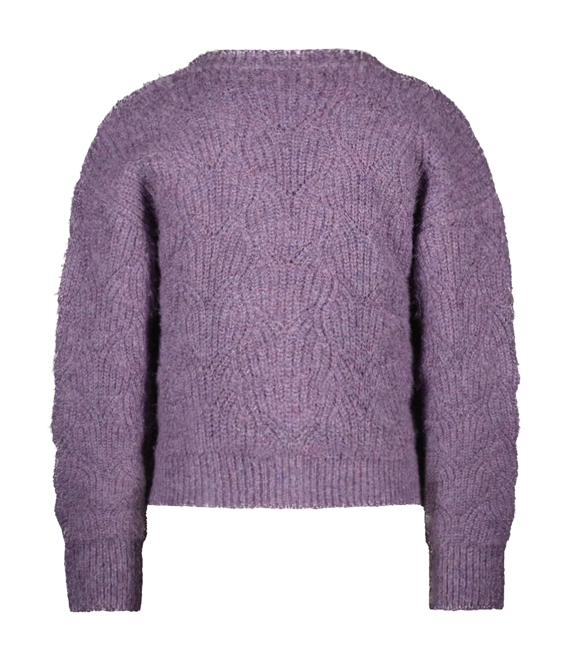 Like Flo Strickjacke mit Strickmuster - Lavendel - SALE
