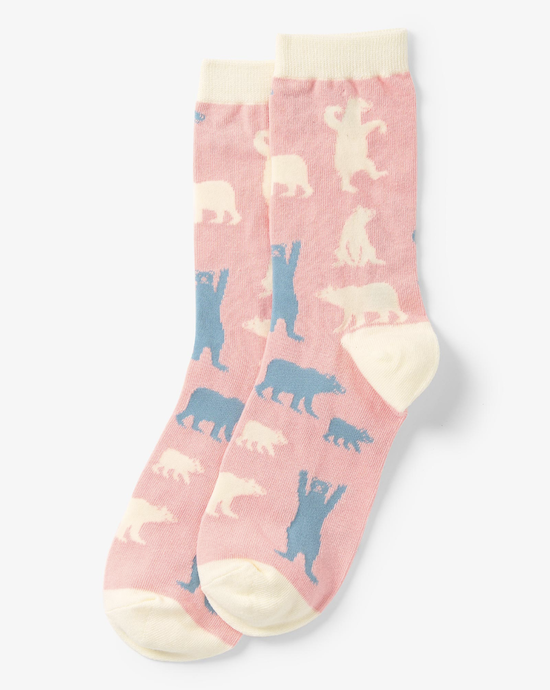 Little Blue House Damen Socken in Rosa - Polar Bears - Eisbären Little Blue House Damen Socken in Rosa - Polar Bears - Eisbären