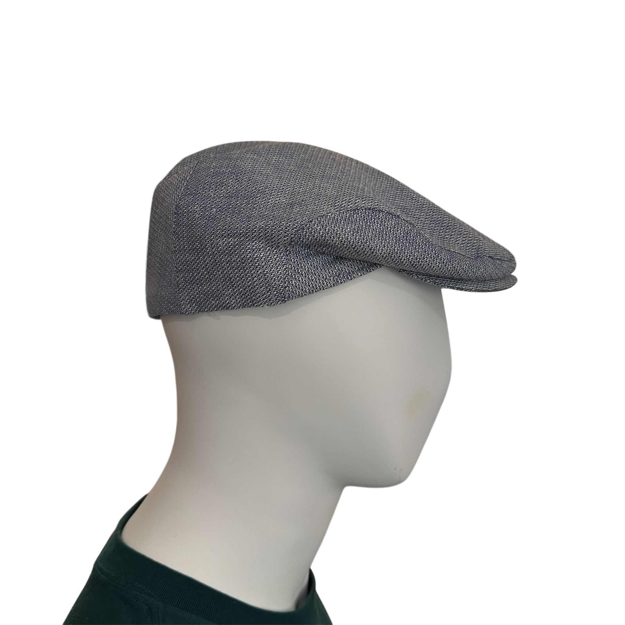 PURE PURE Schieber Mütze aus Leinen in Navy Blau Melange PURE PURE Schieber Mütze aus Leinen in Navy Blau Melange