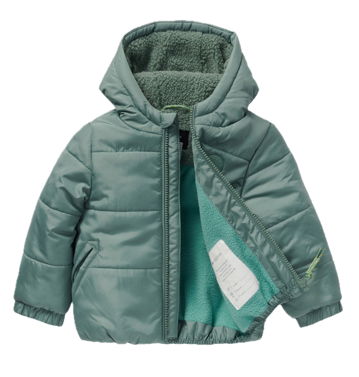 Noppies Baby Jungs Winterjacke Ottrot - Chinois Grün
