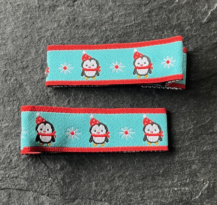 Wowzers Designer Clips - Pinguine Blau - 1 Paar Wowzers Designer Clips - Pinguine Blau - 1 Paar