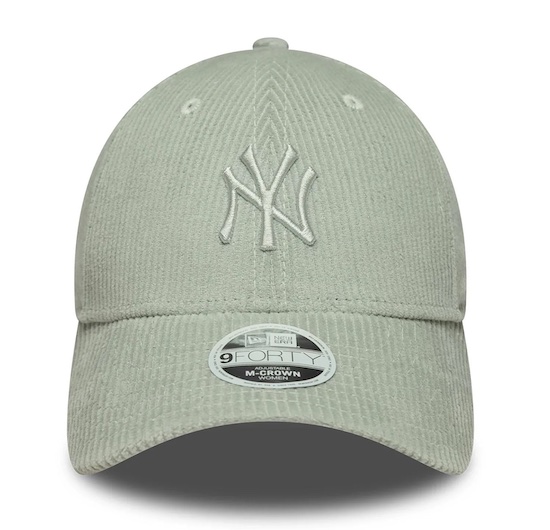 New Era Womens Pastell Cord 9Forty Cap in Light Green - Hellgrün
