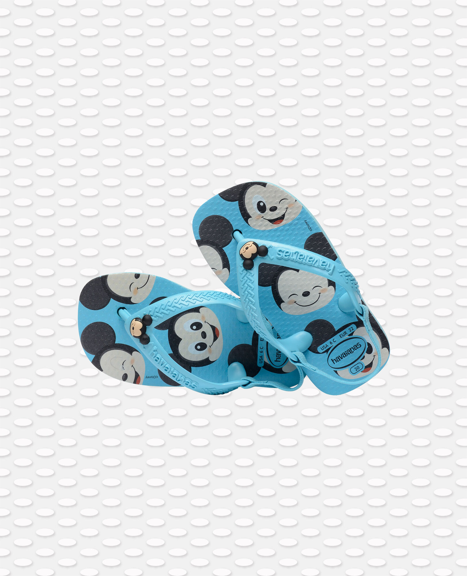 Havaianas Baby Flip Flops Disney Classics Ii - Mickey Mouse