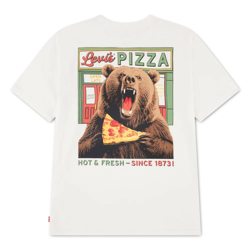 Levis Kurzarm T-Shirt Pizza Loving Bear - Pizza Bär Levis Kurzarm T-Shirt Pizza Loving Bear - Pizza Bär