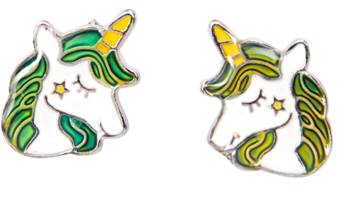 Coppenrath Stimmungsohrringe Clip Ohrringe - Einhorn - Wählen Sie Ihr Design Coppenrath Stimmungsohrringe Clip Ohrringe - Einhorn - Wählen Sie Ihr Design