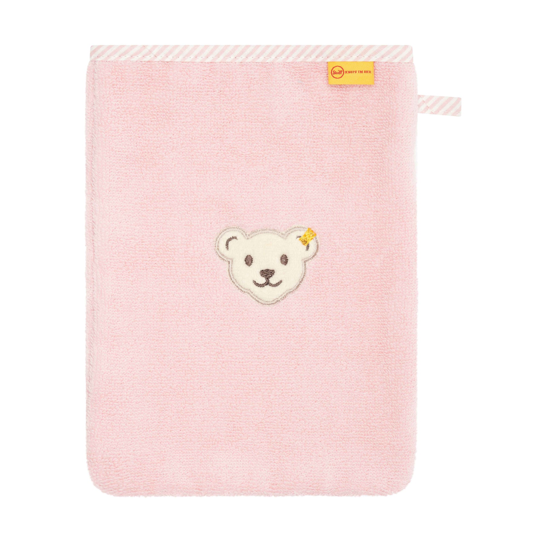 waschlappen-l0000320043015 Steiff Waschlappen mit Bär in Rosa