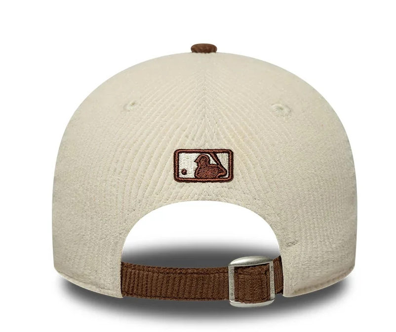 New York Yankees MLB Cord Cream & Brown 9FORTY M-Crown Adjustable Cap - Braun & Creme Kord Cap