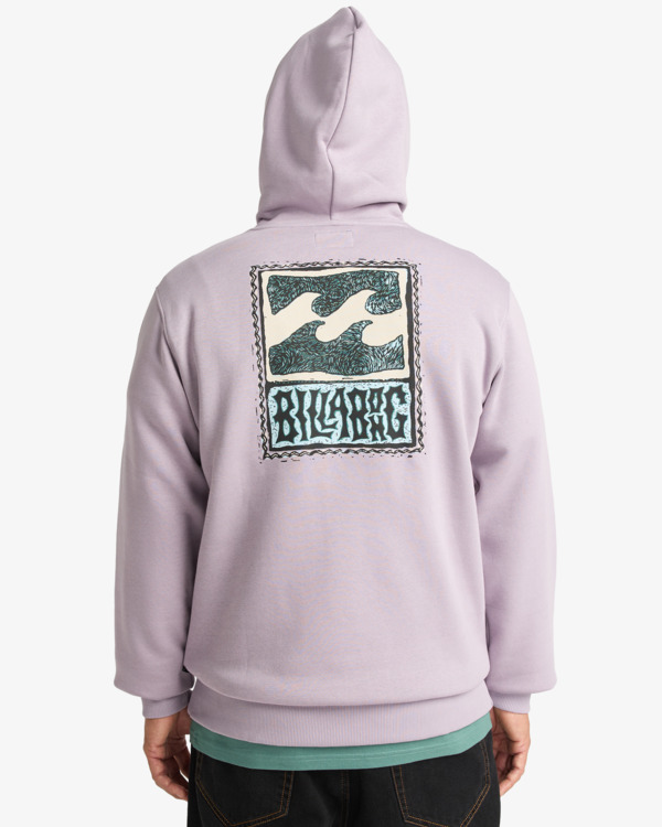 Billabong Foundation Po Hoodie in Smokey Flieder Kapuzenpulli für Herren