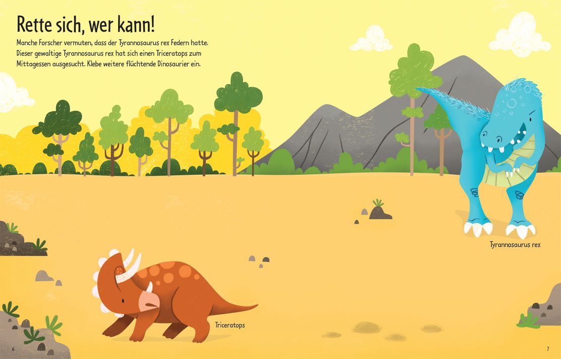 Usborne Mein erstes Stickerbuch - Dinosaurier Usborne Mein erstes Stickerbuch - Dinosaurier