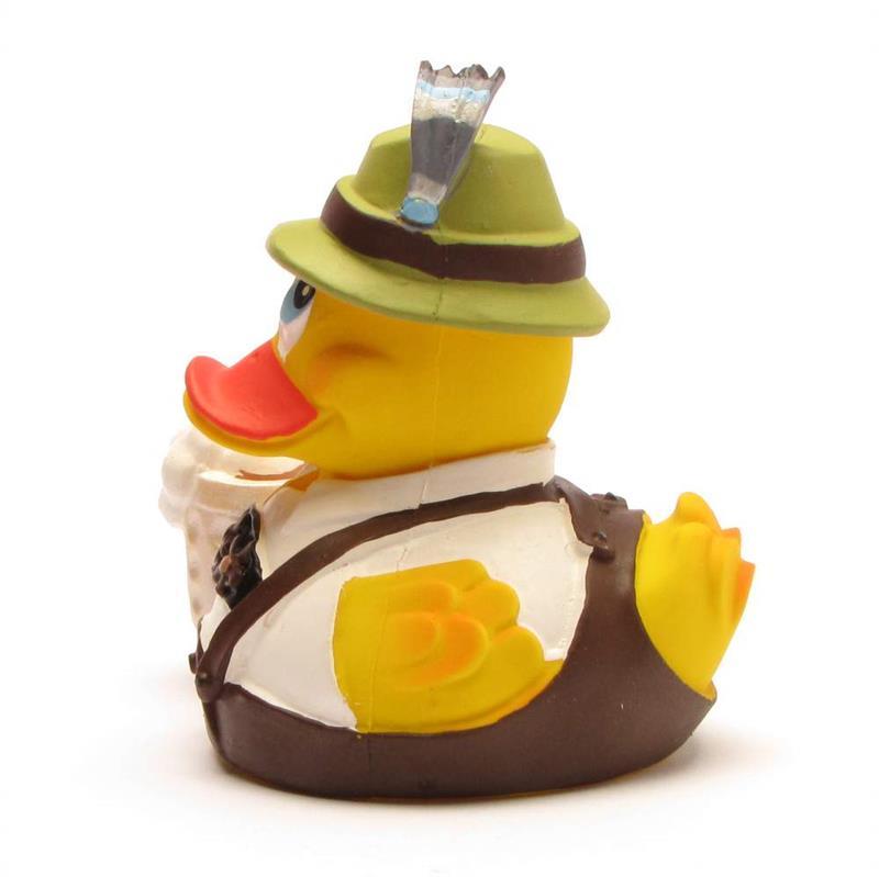 Lanco Lederhosen Ludwig Duck - Naturkautschuk Badeente - Bayerische Lederhosen Ente