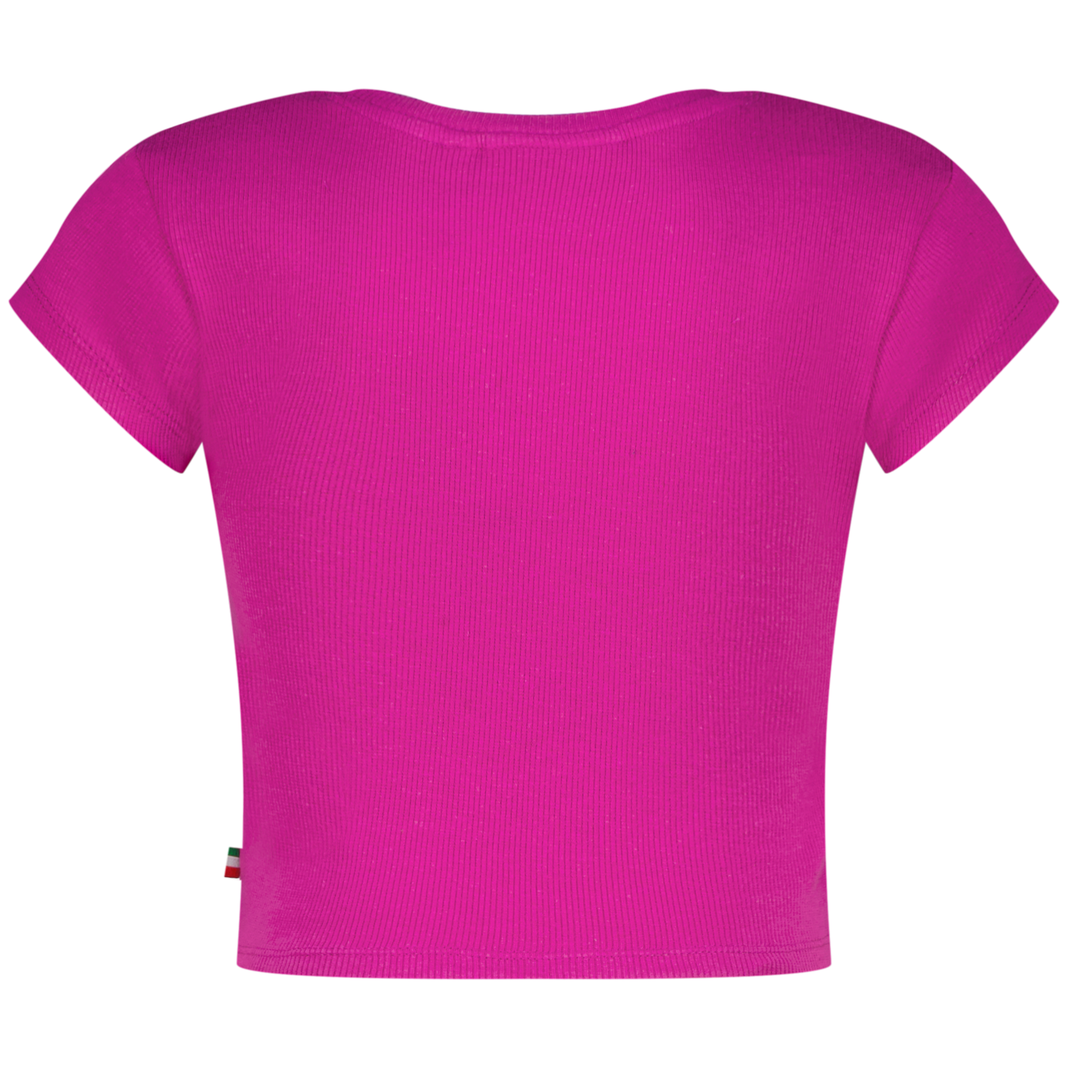 Vingino Crop Top Feinripp in Aster Pink - Pink/Lila mit Stickerei - SALE Vingino Crop Top Feinripp in Aster Pink - Pink/Lila mit Stickerei - SALE