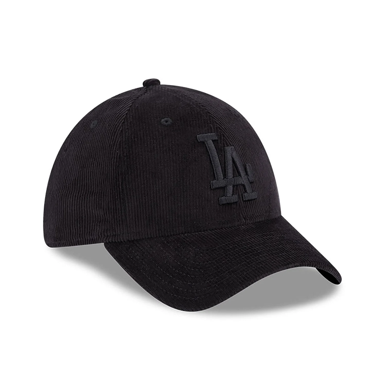 New Era 39Thirty - LA Los Angeles Dodgers in Black/Black Kord