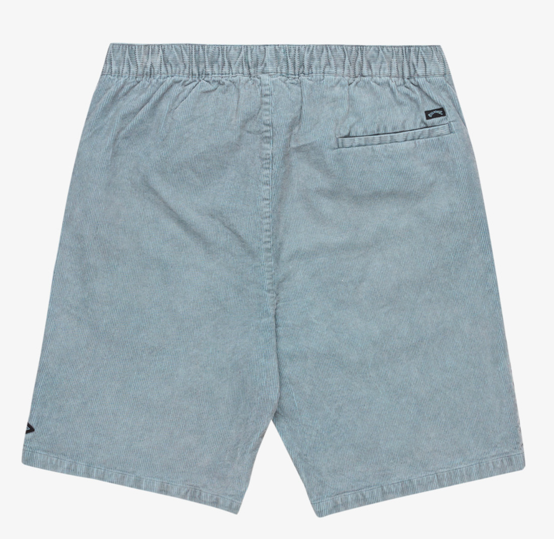 Billabong Larry 20" - Kord Shorts mit elastischem Bund für Männer in Washed Blau Billabong Larry 20" - Kord Shorts mit elastischem Bund für Männer in Washed Blau
