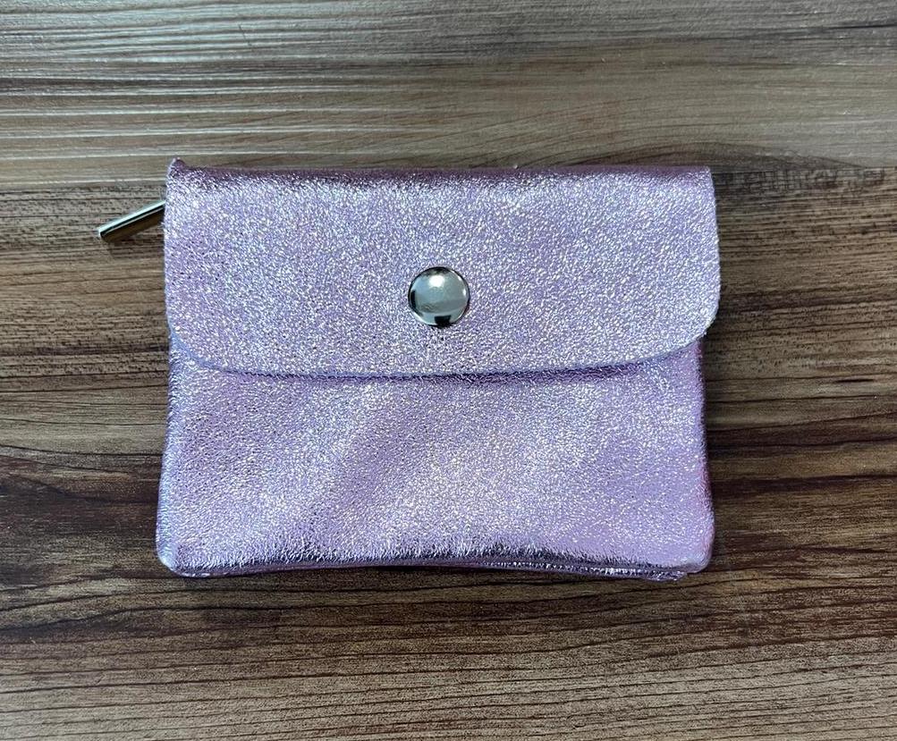 BFF Soft Leder Geldbeutel in Rosa Glam - klein
