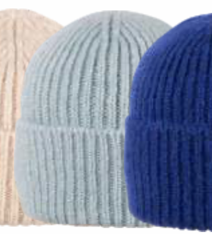 PURE PURE Damen Beanie Merinowolle & Baby Alpaca - Aqua Blau/Grün