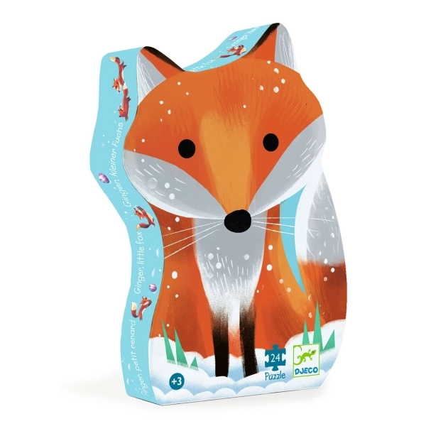 Djeco Formen Puzzle Fuchs - Fuchs & Fuchs Babys - 24 Teile Djeco Formen Puzzle Fuchs - Fuchs & Fuchs Babys - 24 Teile