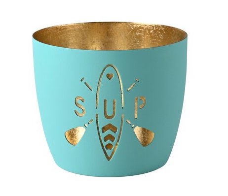 The Gift Company Madras Windlicht in Türkis- Stand-up Paddle - SUP The Gift Company Madras Windlicht in Türkis- Stand-up Paddle - SUP