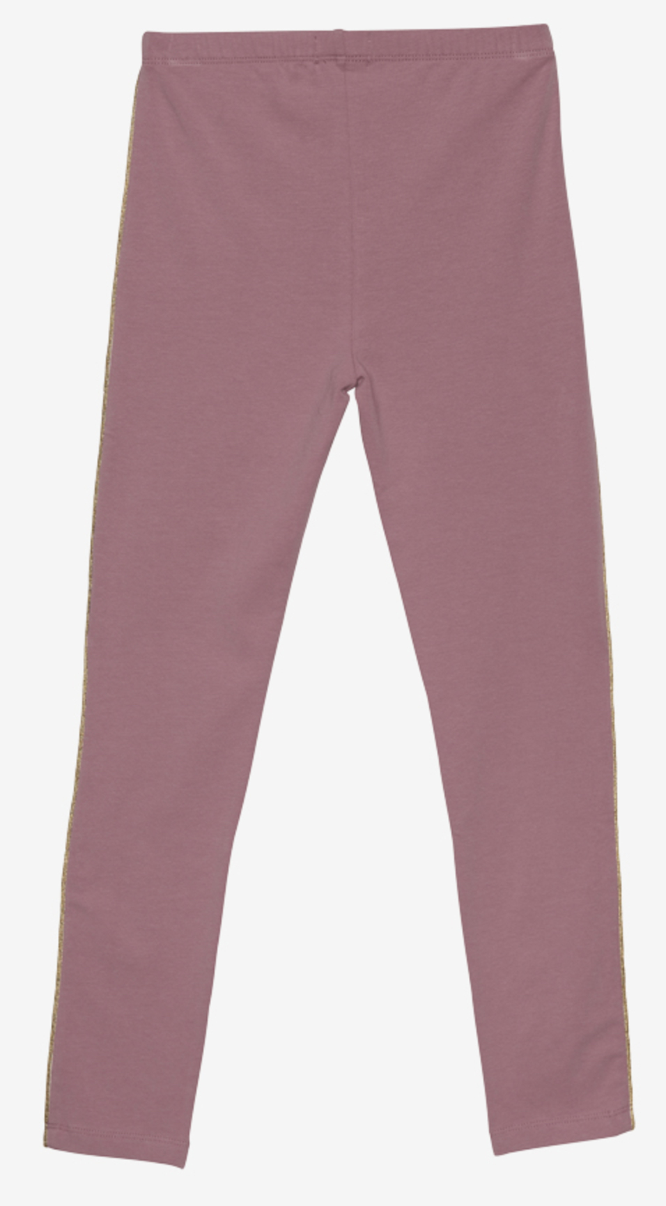 Creamie Leggings in altrosa mit goldenen Seiten-Streifen