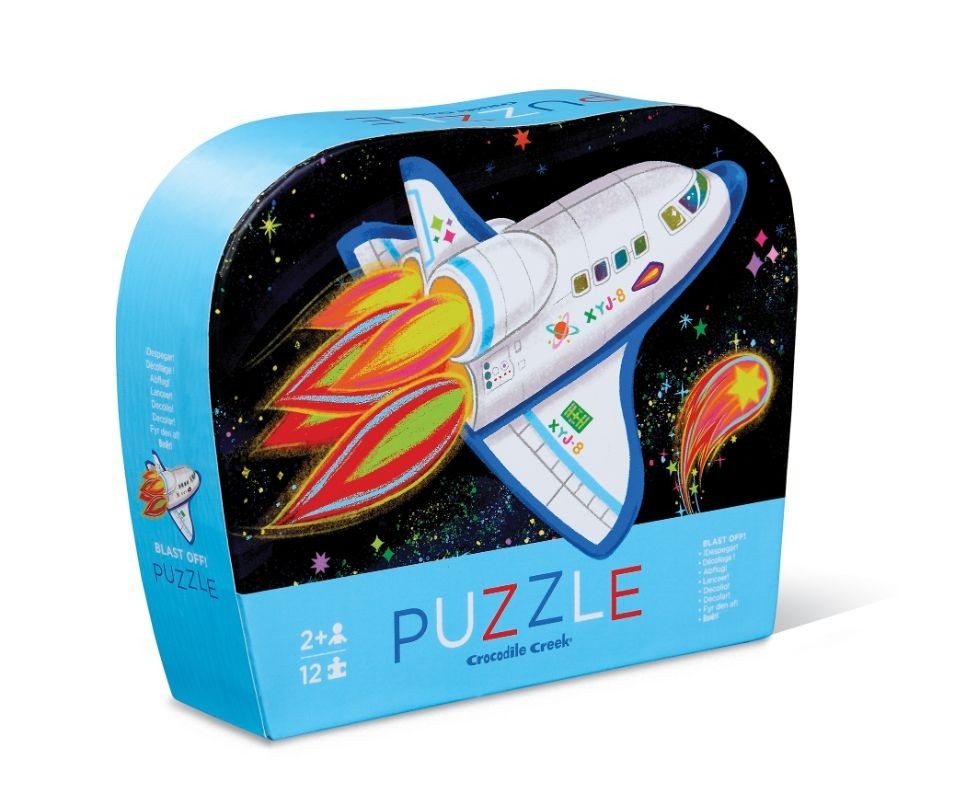 Crocodile Creek Mini Puzzle - Blast Off! - 12 Teile