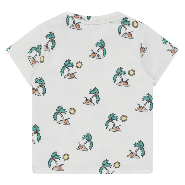 Babyface Baby Boys t-Shirt in Bone Creme - Palme & Kokos