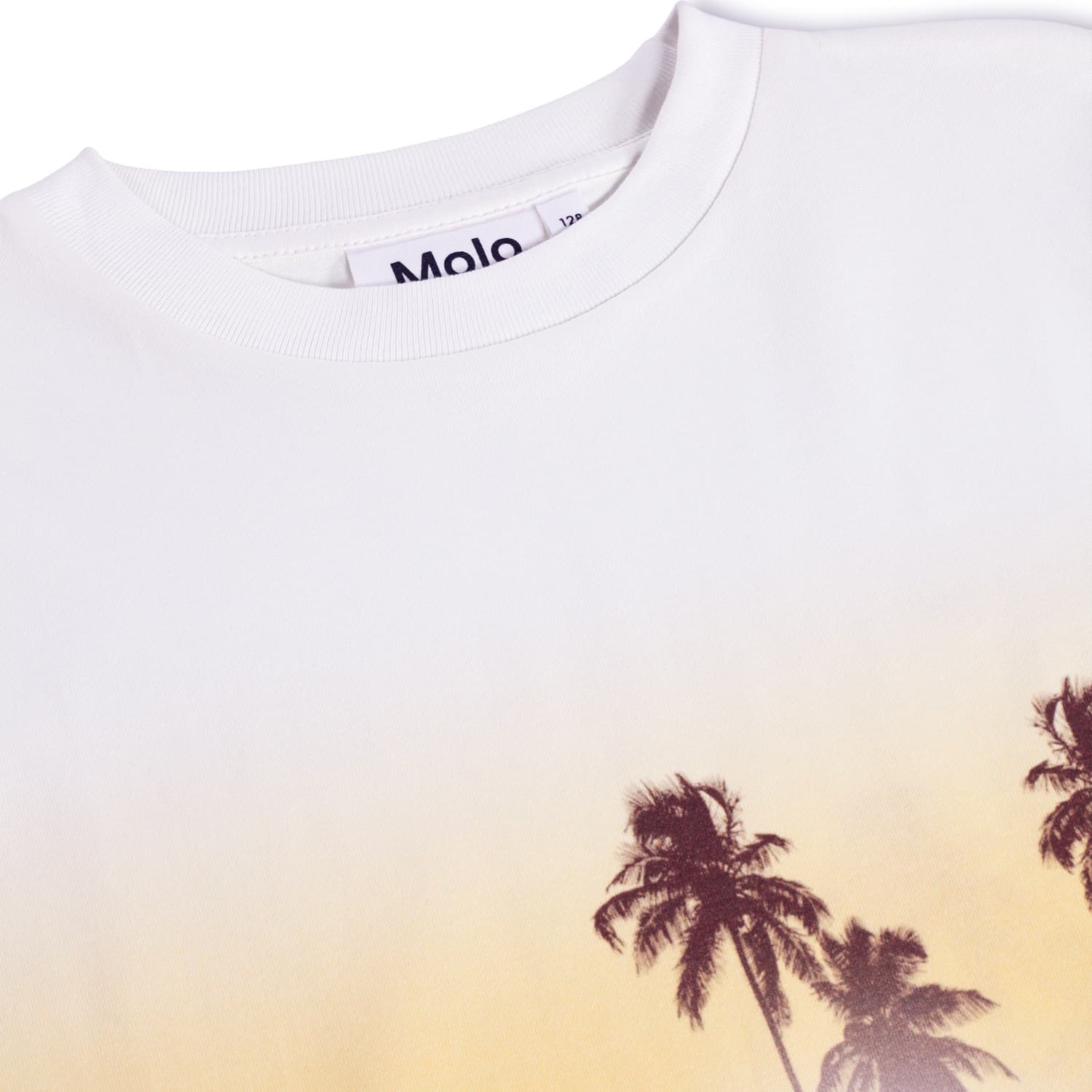 Molo Rodney Kurzarm T-Shirt in Weiß - Sunrise Skate