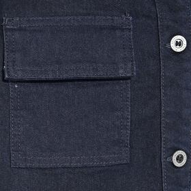 Blue Effect Mädchen Jeansjacke in Dunkelblaues Denim mit Boxy Schnitt 