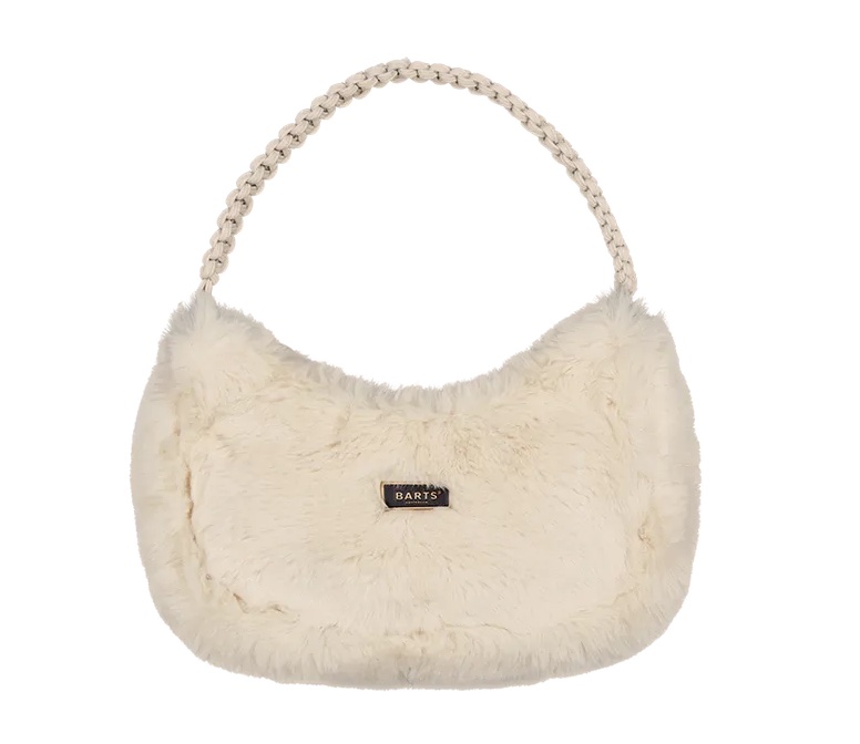Barts Sourwood Schultertasche Faux Felltasche in Creme