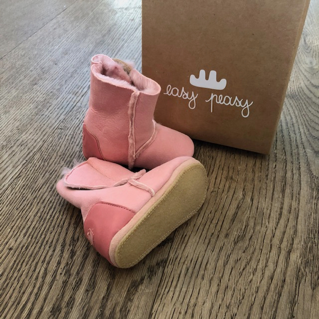 IMG_8131 Easy Peasy Cosybotte Baby Leder Stiefelchen in Rosa - SALE